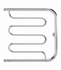 Водяной полотенцесушитель Indigo Фокстрот Liana 60*40 серебристый с полотенцедержателями