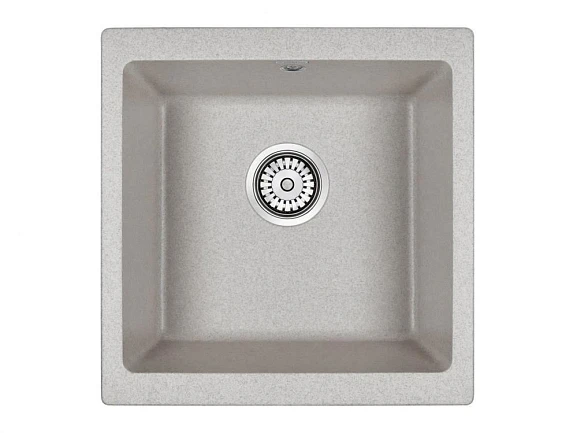 Кухонная мойка Paulmark Gera PM104546-GR 45*46 серая