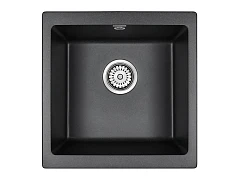 Кухонная мойка Paulmark Gera PM104546-BL 45*46 черная