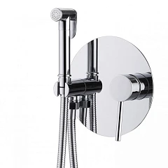 Гигиенический душ со смесителем ABBER Emotion AF8826 скрытый монтаж хром