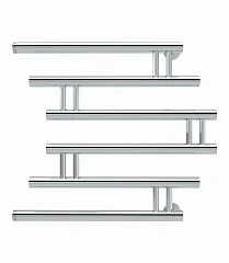 Водяной полотенцесушитель Indigo Фокстрот Zip 50*50 серебристый