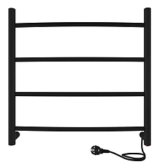 Электрический полотенцесушитель Indigo Arc 50*50 L/R черный муар