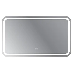 Зеркало Cezares Stylus CZR-SPC-STYLUS-1200-700-TCH-WARM со встроенной подсветкой, сенсорным выключателем и подогревом