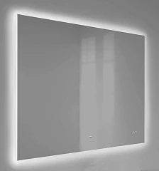 Зеркало Raval Kvadro 100*80 с led-подсветкой и часами