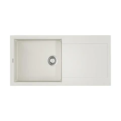 Кухонная мойка Omoikiri Sakaime 100*50 гранитная крошка белая с крылом