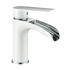 Смеситель Haiba HB13505-8 для раковины белый/хром