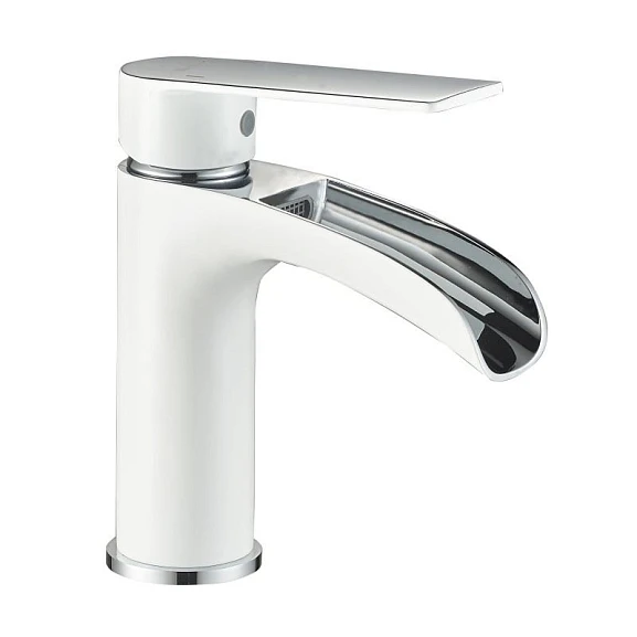 Смеситель Haiba HB13505-8 для раковины белый/хром