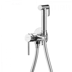 Гигиенический душ со смесителем ABBER Wasser Kreis AF8125 скрытый монтаж хром