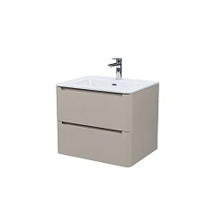 Тумба с раковиной Iddis Edifice 60 капучино Soft Touch (тактильный матовый) подвесная