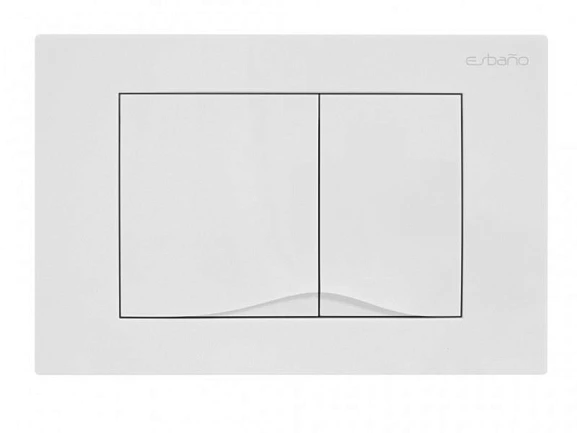 Клавиша смыва Esbano ESINVRT29GW белый глянец