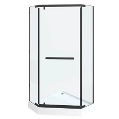 Ceruttispa Душевое ограждение Chika ZP101B 100*100*210 L/R (с поддоном)