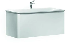 Тумба под раковину Raval Welto 80 белый глянец