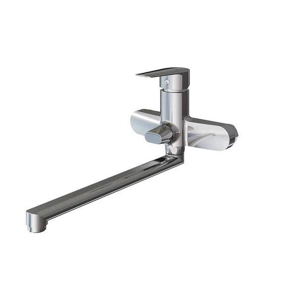 Смеситель Knotlor EcoFlow KN-13 универсальный с душевыми аксессуарами хром