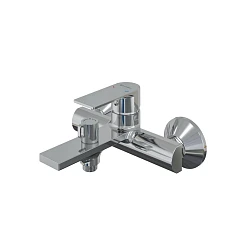 Смеситель Knotlor ErgoFit KN-32 для ванны и душа с душевыми аксессуарами хром