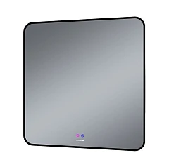 Зеркало Grossman Elegans-норма Black 80*80 Led подсветка с сенсорным выключателем и подогревом