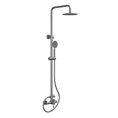 Душевая стойка Knotlor StreamLine SS-06/1 сатин