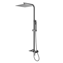 Душевая стойка DQ Bayern Liszt DA1513706A04 с изливом серый графит