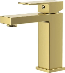 Смеситель DQ Bayern Liszt DA1512107 для раковины матовое золото
