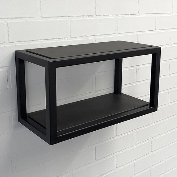 Полка Comforty Лофт 40 универсальная черная