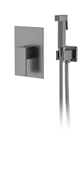 Гигиенический душ со смесителем DQ Bayern Liszt DA1515006 серый графит