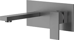 Смеситель DQ Bayern Liszt DA1514406 для раковины скрытый монтаж серый графит