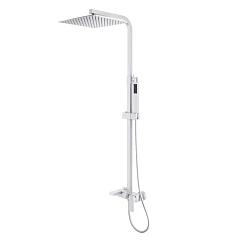 Душевая стойка DQ Bayern Liszt DA1513708A04 с изливом матовый белый