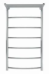 Водяной полотенцесушитель Indigo Arc 50*100 серебристый с полкой