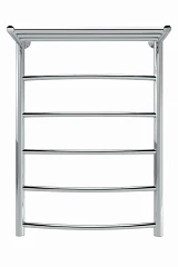 Водяной полотенцесушитель Indigo Arc 50*80 серебристый с полкой