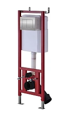 Система инсталляции для унитазов DQ DI8140116 клавиша смыва глянцевый хром