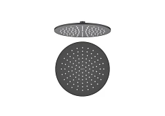 Верхний душ Aquatek Q2077MB круглый 250*70мм, матовый черный