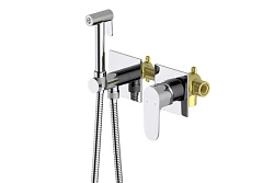 Гигиенический душ со смесителем Оберон AQ1220CR скрытый монтаж хром