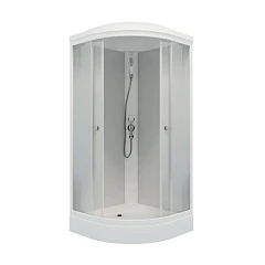 Душевая кабина Triton Стандарт (лайт градиент) 100х100х228 А со смесителем ДН4