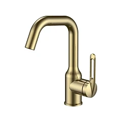 Смеситель Haiba HB10825-5 для раковины брашированное золото