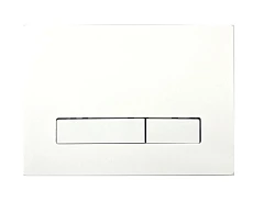 Смывная клавиша KKPol Vitrum Metal Slim 350/PSM/010-00-00 белый матовый