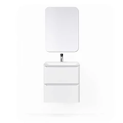 Комплект мебели Raval Welto 60 подвесной 2 ящика белый глянец