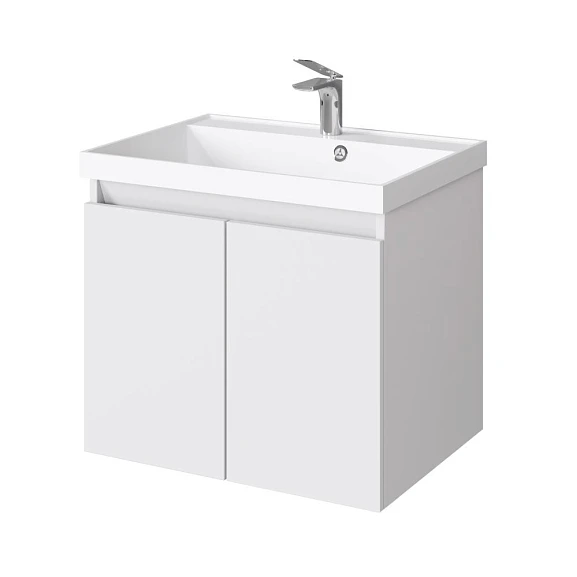 Тумба с раковиной Raval Vesso 60 белая