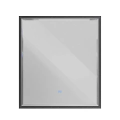 Зеркало Cezares Interni CZR-SPC-INT-800-900-LED-TCH-WARM-TIT 80*90 с контурной подсветкой, сенсорным выключателем и подогревом титан