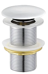 Донный клапан Cezares CZR-SC-Bi 1 1/4 Click-clack без перелива белый матовый