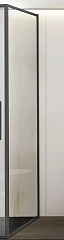 Душевая стенка боковая Vincea Slim Soft VSG-1SS100CLGM 100*200 профиль вороненая сталь