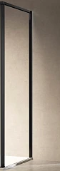 Душевая стенка боковая Vincea Slim 8mm VSG-6SL900CLB 90*200 профиль черный матовый