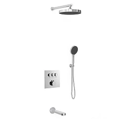 Душевой комплект Vincea Inspire VSFW-431I2CH с изливом скрытый монтаж хром