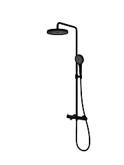 Душевая стойка Vincea Rim VSFS-2RM1MB с изливом черный матовый