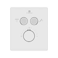 Термостат Vincea VSCV-321T-MCH для душа на 2 выхода скрытый монтаж