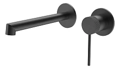 Смеситель Vincea Rim VBFW-2RM1GM для раковины скрытый монтаж вороненая сталь