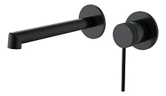 Смеситель Vincea Rim VBFW-2RM1MB для раковины скрытый монтаж черный матовый