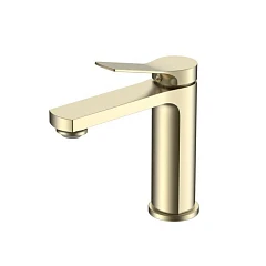 Смеситель Vincea Arco VBF-4AR01BG для раковины брашированное золото