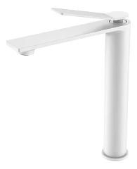 Смеситель Vincea Verse VBF-2VE2MW для раковины белый матовый