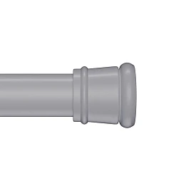 Карниз для ванны Iddis Elegante SRC0120i14 110-200 серый матовый