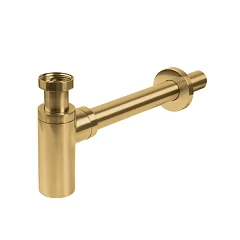 Сифон для раковины Iddis Optima Home OPTMG00i84 бутылочный 1 1/4 золото матовое