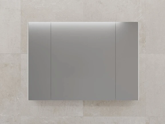 Зеркало-шкаф Style Line Лима 100 белый матовый L/R